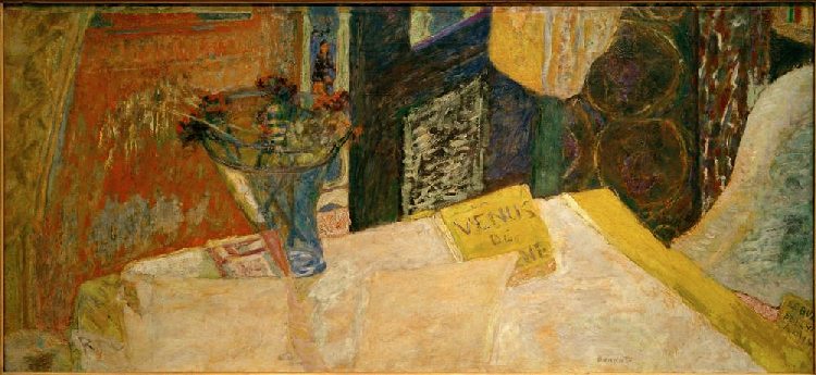 Nature morte au bouquet de fleurs (La Vénus de Cyrène) s od Pierre Bonnard