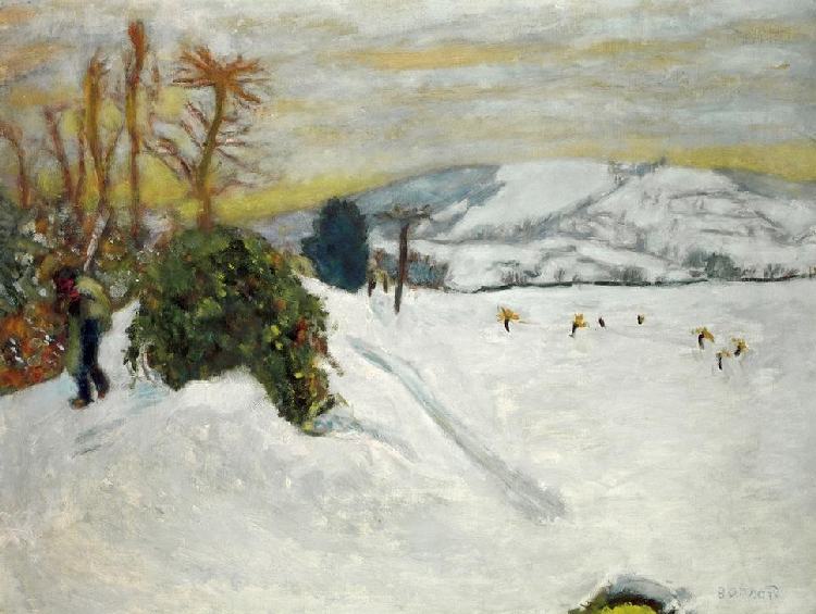 Snowy Landscape in Dauphiné od Pierre Bonnard