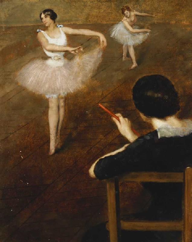 Die Ballettstunde. od Pierre Carrier-Belleuse