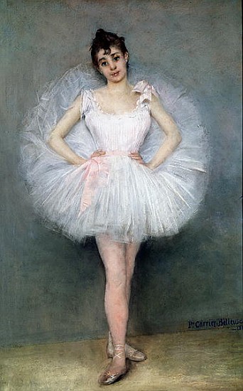 Portrait of a Young Ballerina od Pierre Carrier-Belleuse