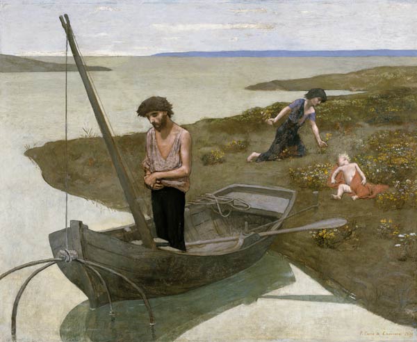 Puvis de Chavannes / The poor fisherman od Pierre-Cécile Puvis de Chavannes