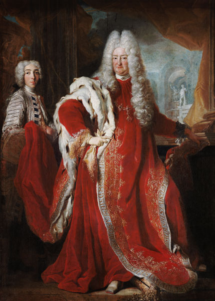 Elector Karl III. Philipp of the Palatinate (1661-1742) od Pierre Goudreaux