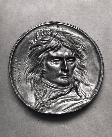 Portrait medallion of General Bonaparte (1769-1821) c.1830 od Pierre Jean David d'Angers