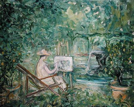 Woman Painting in a Landscape od Pierre Laprade