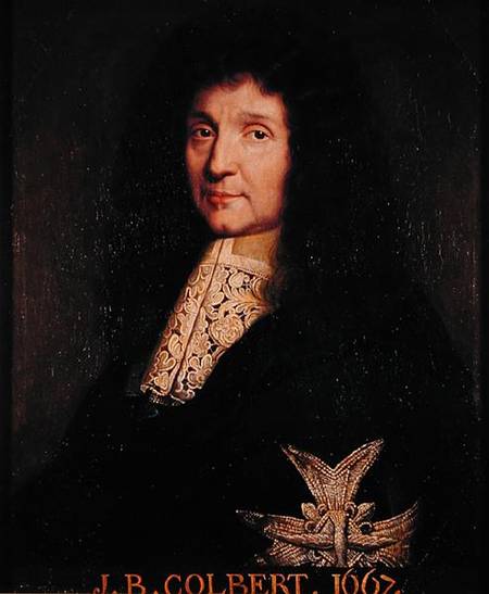 Portrait of Jean-Baptiste Colbert de Torcy (1619-93) od Pierre Mignard