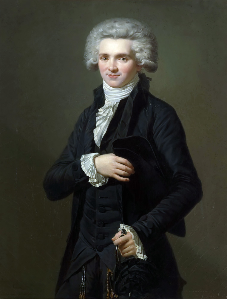 Portrait of Maximilien de Robespierre (1758-1794) od Pierre Roch Vigneron