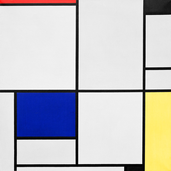 Tableau I; Composition/ 1921 od Piet Mondrian