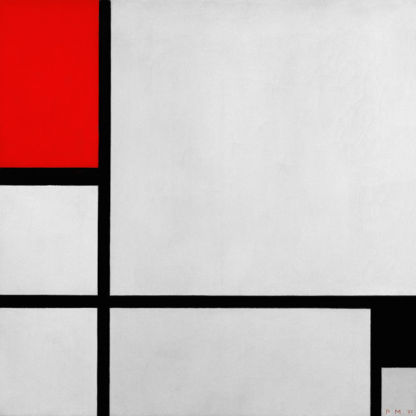 Composition Red And Black od Piet Mondrian