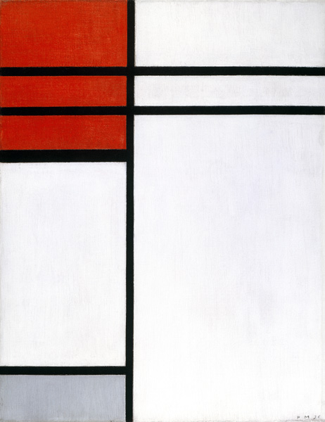 Composition with Red od Piet Mondrian