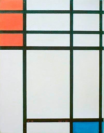 Composition In Red… od Piet Mondrian