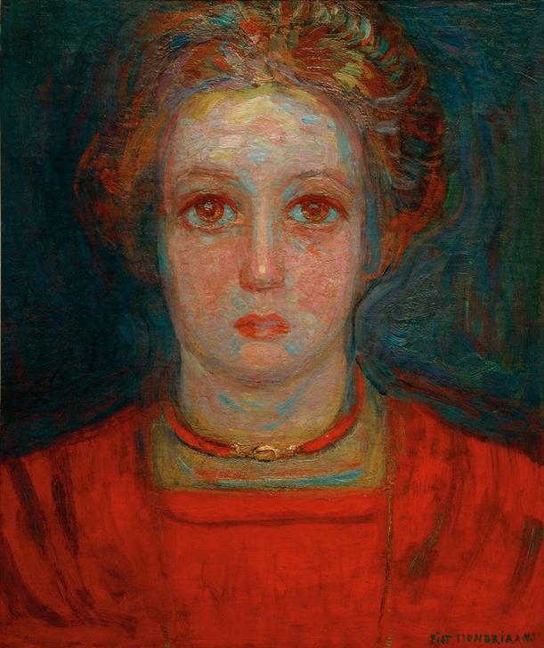 Portrait Of A Girl od Piet Mondrian