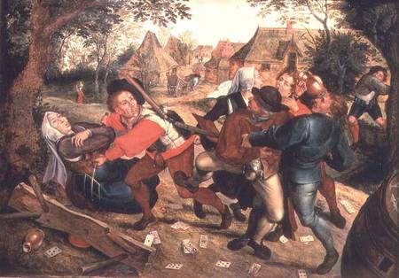 Gamblers Quarrelling od Pieter Brueghel d. J.