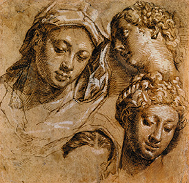 Woman heads od Pieter de Witte