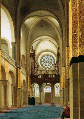 Interior of the Marienkirche in Utrecht