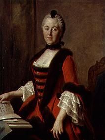 Maria Antonia Walpurgis, health cure princess of Saxony, daughter Karls VII. od Pietro Antonio Conte Rotari