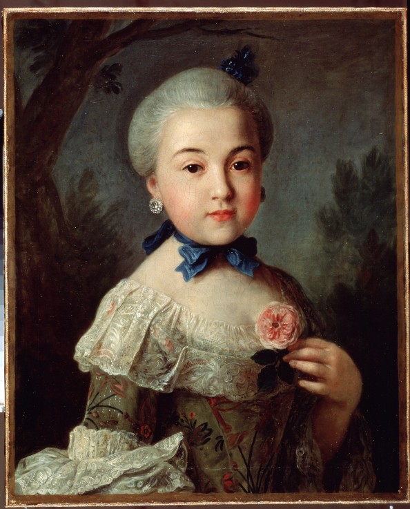 Portrait of Countess Varvara Sheremetyeva od Pietro Antonio Rotari
