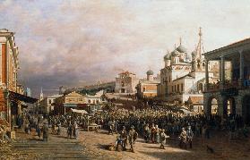 Market in Nishny, Novgorod