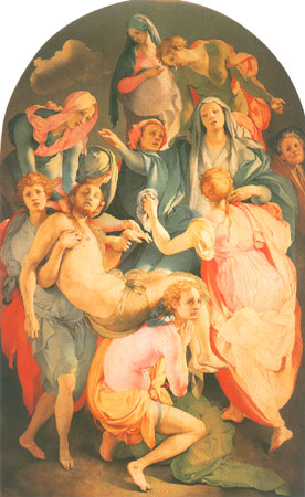 Grabtragung od Pontormo,Jacopo Carucci da