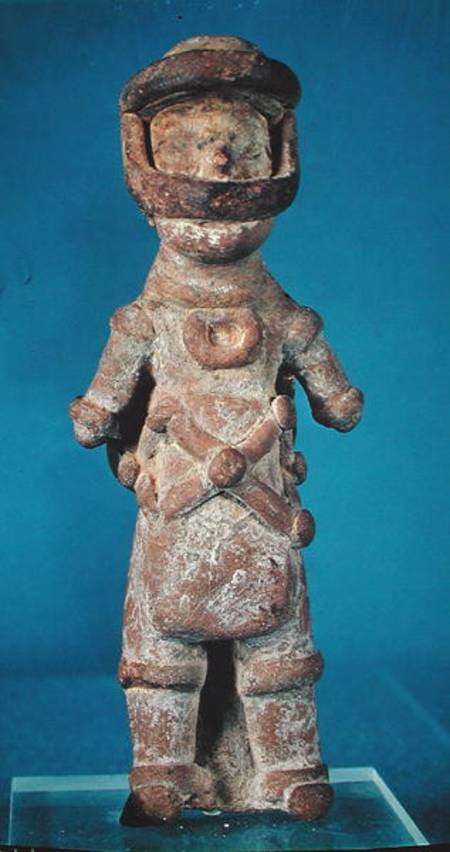 Figurine of a tlachtli player, from Tlatilco, Pre-Classic Period od Pre-Columbian
