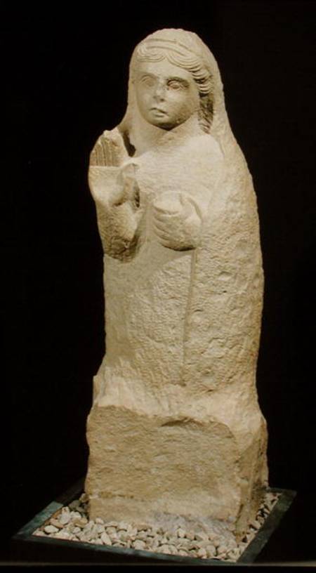 Funerary stela in the form of a statuette od Punic