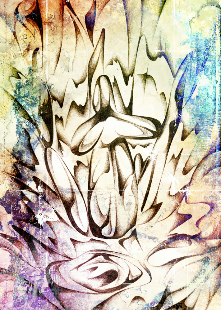 The blow flower art od Rafal Kulik
