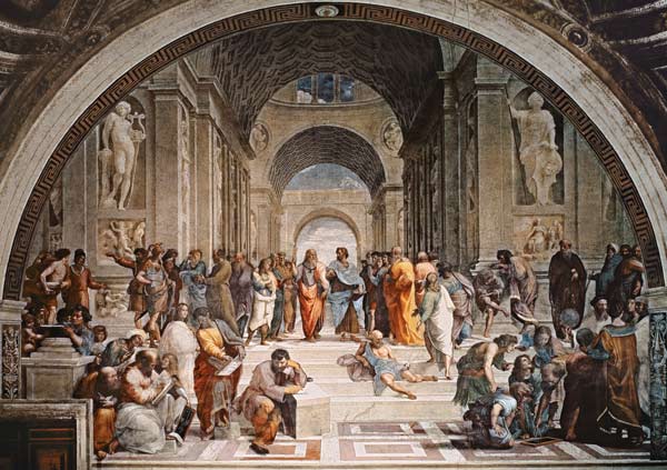 The school of Athens od (Raffael) Raffaello Santi