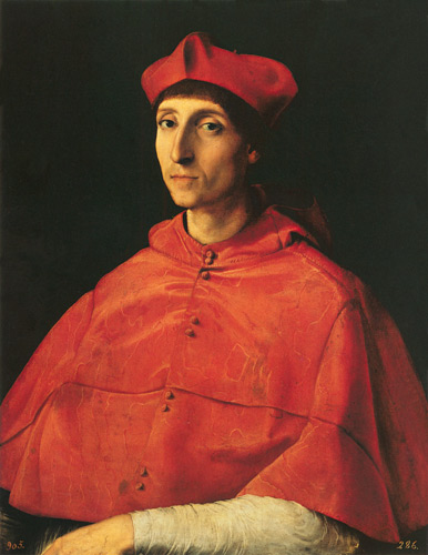 Portrait of a Cardinal od (Raffael) Raffaello Santi