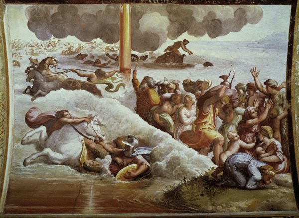 Raphael / Israelites and the Red Sea od (Raffael) Raffaello Santi