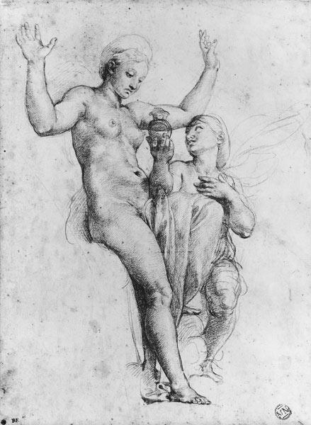 Psyche presenting Venus with water from the Styx