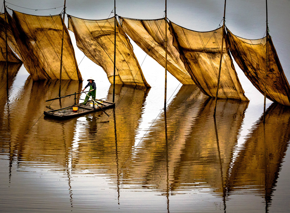 NETS IN THE WIND, XIAPU - 0950 od Raimondo Restelli