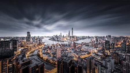 Panorama of Shanghai