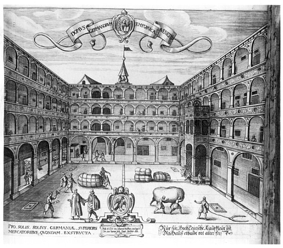 The ''Domus Germanorum'' in Venice od Raphael Custos