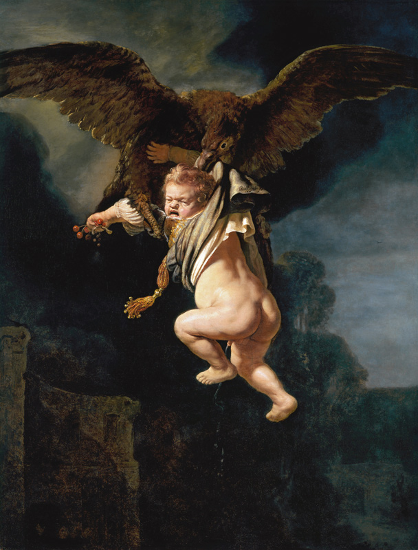 Rembrandt / Ganymede od Rembrandt van Rijn