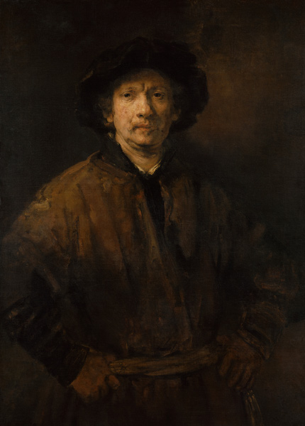 Large Self-Portrait od Rembrandt van Rijn