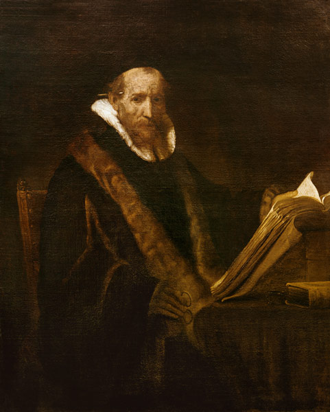 Rembrandt, Johannes Cornelisz. Sylvius od Rembrandt van Rijn