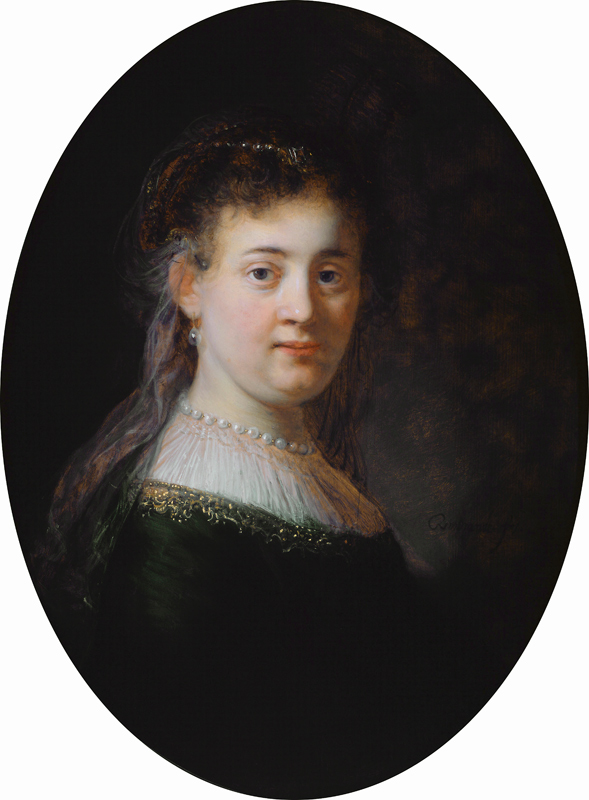 Portrait of Saskia van Uylenburgh od Rembrandt van Rijn