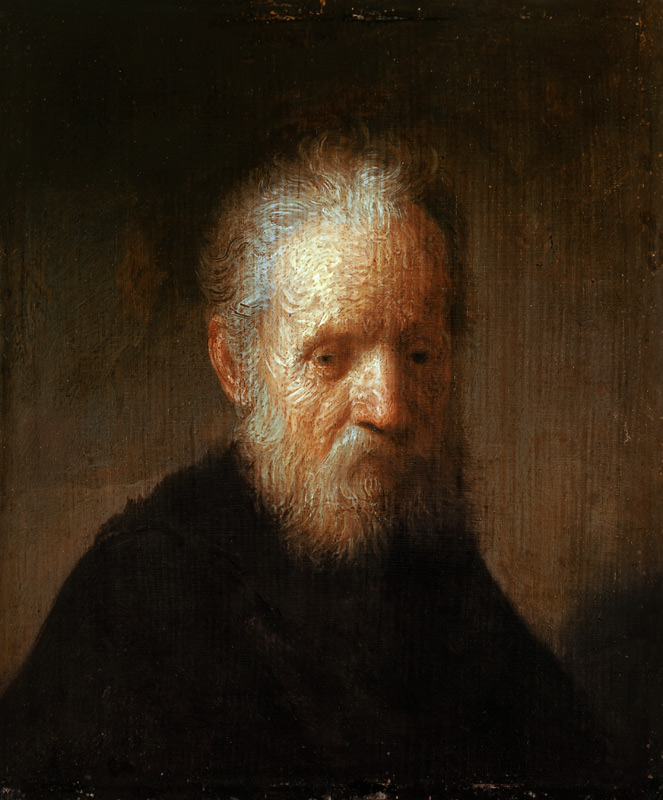 Rembrandt / Portrait of an old man od Rembrandt van Rijn