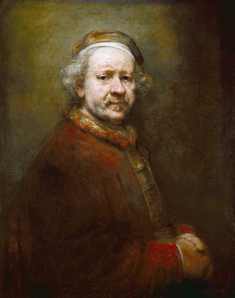 Self Portrait in at the Age of 63, 1669 (oil on canvas) od Rembrandt van Rijn