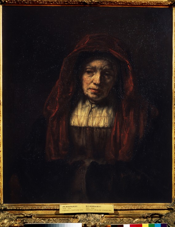 Portrait of an old woman od Rembrandt van Rijn