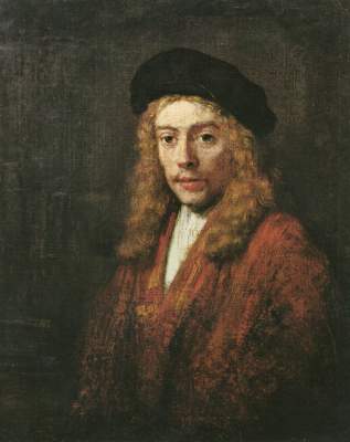 Portrait of a young man od Rembrandt van Rijn