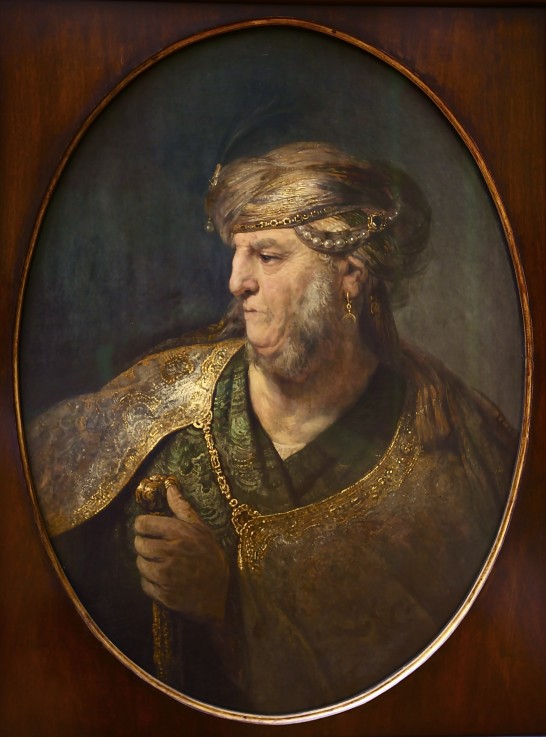 Bust of a Man in Oriental Dress od Rembrandt van Rijn