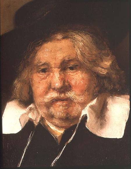 Detail of a Portrait of an old man od Rembrandt van Rijn