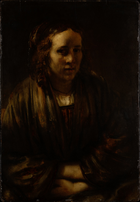 Portrait of a Young Woman ("Hendrickje Stoffels") od Rembrandt van Rijn