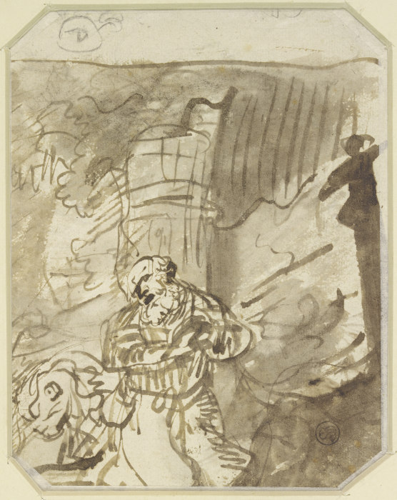 Heiliger Hieronymus im Gebet od Rembrandt van Rijn