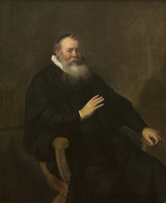 Portrait of Eleazar Swalmius (1582-1652) od Rembrandt van Rijn