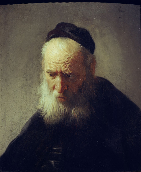 Rembrandt / Head of an old man od Rembrandt van Rijn