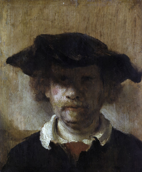 Rembrandt / Self-Portr.(Leipzig) / 1650 od Rembrandt van Rijn