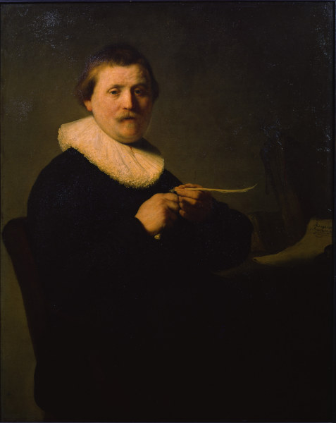 Rembrandt, Feder schneidender Mann od Rembrandt van Rijn