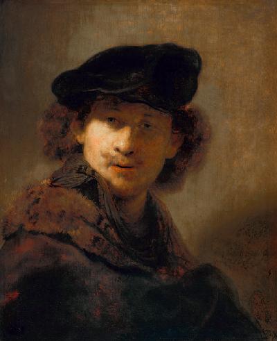 Self-Portrait with Velvet Beret