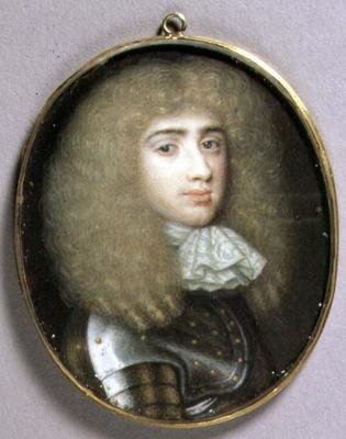 Portrait Miniature of Robert Porter, c.1660 (w/c on vellum) od Richard Gibson
